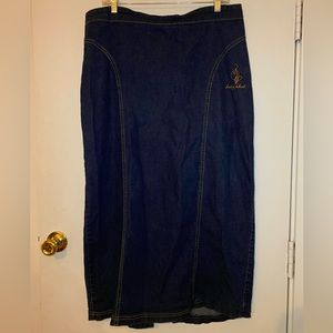 Vintage Baby Phat Denim Maxi Skirt